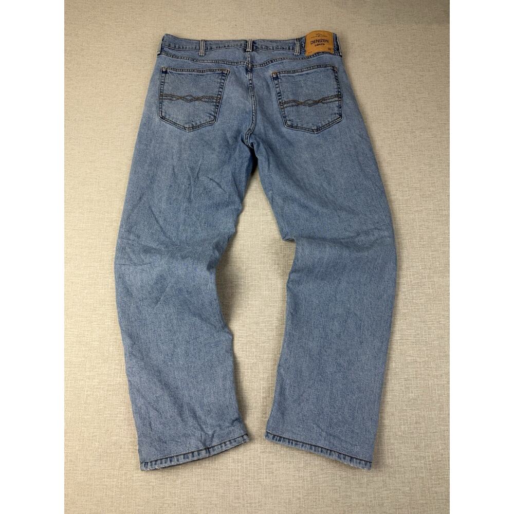 Denizen From Levis 285 Relaxed Fit Jeans Mens 38x30 Light Wash Denim - Picture 2 of 8